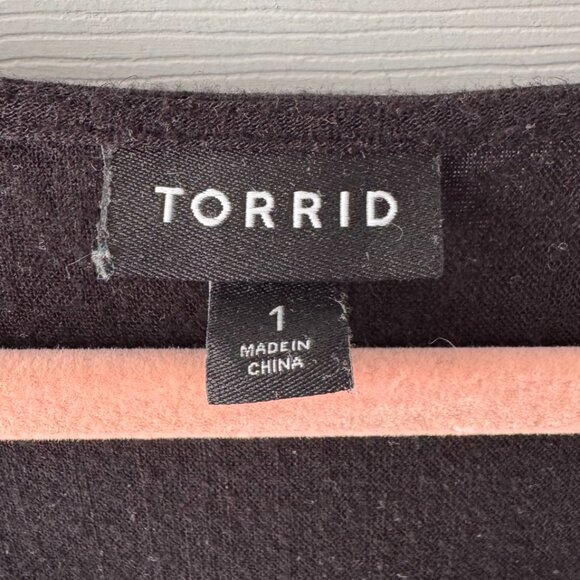 EUC Torrid Black Swing Dress - Picture 2 of 3